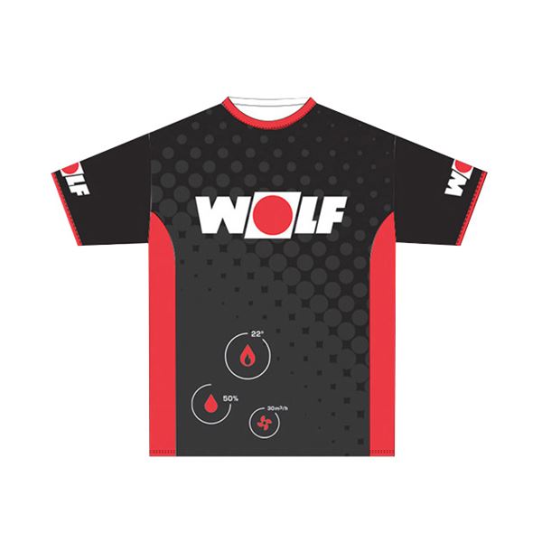 Športový dres Wolf čierny - M