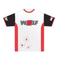 Športový dres Wolf biely - XXL